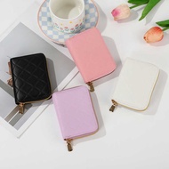 2025 Female Card Protective Case Storage Small Card Holder Embroidered Diamond 9 Card Slots Organ Ca