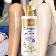 Whitening Collagen Body Lotion Bleaching Body Cream/ Pemutih Kulit Badan Ampuh Dan PermanenBrightening Body Lotion Whitening Body Cream /Body Bleaching 300ML