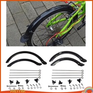 [PrettyiaSG] Folding Bike Mud Guard 14'' 20'' Wheel Front Rear Mudguard Set Accessories