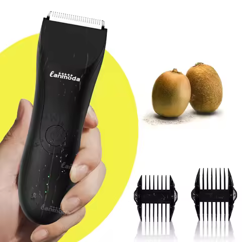 Electric Shaver Clipper for Men Hair Cutting Machine Body Groin Hair Trimmer Waterproof Shaver Groom