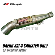DAENG SAI 4 CANISTER ONLY GP WARRIOR 38mm (MIO/M3/BEAT/CLICK/SKYDRIVE/GY6/NMAX/AEROX)
