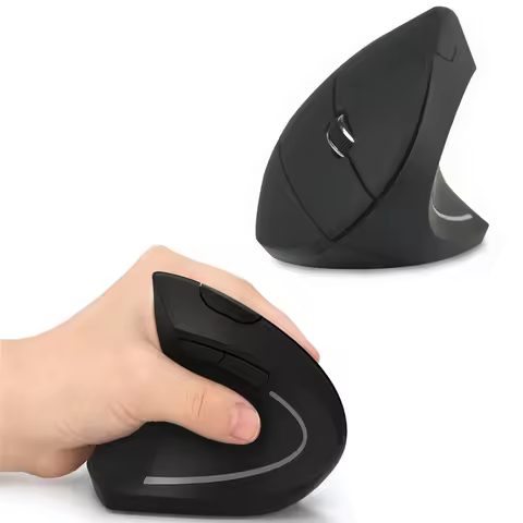 Left Right Hand Vertical Mouse Ergonomic Wireless with Bluetooth Double Mode Mouse Computer PC Mice 