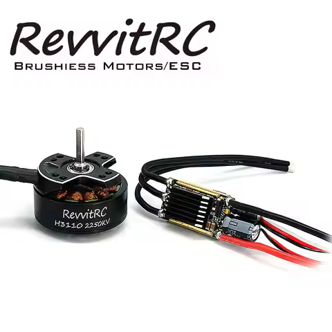 RevvitRC Am32 Program Firmware 50A RC Car ESC Power System H3110 1850KV 2250KV Brushless Motor For 1
