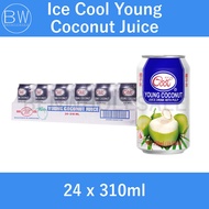 Ice Cool Young Coconut Juice Can Drink (24 x 310ml)
