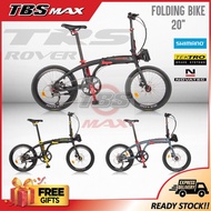 TRS ROVER 20"(451) SHIMANO 9 Speed Aluminum Folding Bike / Basikal Lipat / Foldable Bike / Basikal Lipat Gear SHIMANO