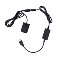 Universal USB Power Adapter with NP-FW50 Dummy Battery DC Coupler for Sony NP-FW50  Cameras