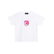 CARNIVAL CNVXCARECR001WH CARE BEARS KISS ME CROPPED T-SHIRT WHITE
