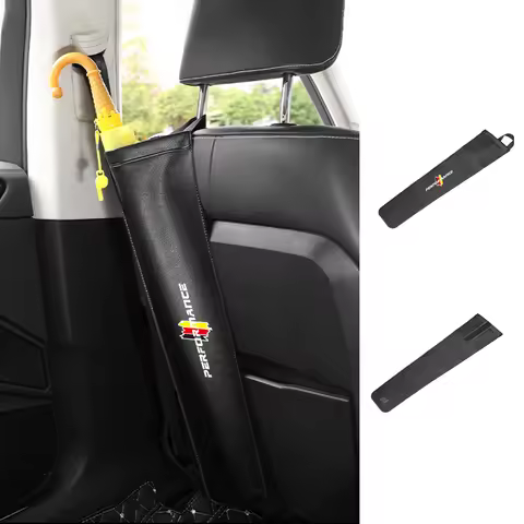 Car Waterproof Umbrella Storage Bag PU Leather Cover Sunshade Organizer Holder For BMW X1 X2 X3 X4 X