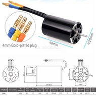 เซิร์ฟงานอดิเรก2948กันน้ำไร้แปรงมอเตอร์3450KV ไร้แปรงถ่าน4800KV ปลอกหุ้มระบบน้ำหล่อเย็นสำหรับ600-800