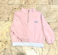 [Selasarthrift] Crewneck Liful Pink Zipper