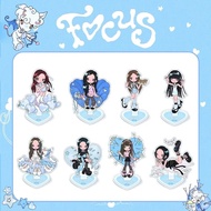 Standee Hearts2Hearts Album FOCUS decorative mica model Kpop H2H JUUN CARMEN IAN A-NA YUHA STELLA JI