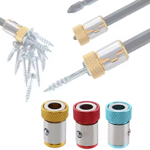 Universal Magnetic Ring Alloy Magnetic Ring Screwdriver Bits Anti-corrosion Strong Magnetizer Drill 