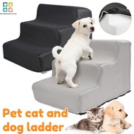 Dog Stairs 3 Step Puppy Stairs Practical Pet Steps Washable Pet Stairs with Removable Cover for Smal