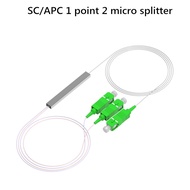 Splitter 1 point 8 tube steel SC/APC micro PLC splitter 1:2/4/16/32 splitter khusus untuk penyiaran 