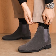 Men's Boots Fashionable Men's Boots Cross-border assistance Xinao chelsea4009 Classic Chelsea Suede 