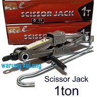 1 ton bridge jack, 1 ton car scissor jack, scissors
