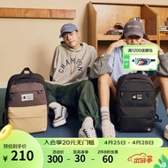 Champion冠军双肩包男女春秋新牛津布休闲学生旅行大容量运动双肩背包 黑色 均码