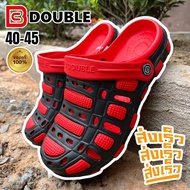 รองเท้าหัวโต รองเท้าหัวกลม ผู้ชาย B Double 40-45 พื้น2ชั้น น้ำหนักเบา ระบายอากาศดี