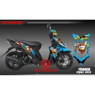 Mio M3 Sticker/ mio Z Sticker/ mio M3 Sticker/ mio Sticker/ mio M3 Sticker Minion Motif/ mio Full Bo