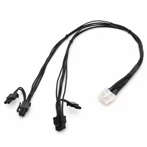10Pin To Dual 6+2 Pin Pcie GPU Power Cable For HP Z4 G4 Z6 G4 Workstation Graphics Card Power Supply