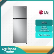 LG GV-B242PLGB 263L Top Freezer Fridge in Platinum Silver3 Steel