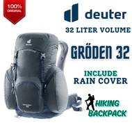 DEUTER Groden 32 Hiking Backpack ( Original Deuter, 32L Volume, Unisex, Free Rain Cover)