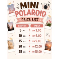 cuci gambar polaroid | mini polaroid