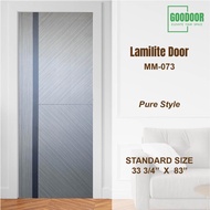 Goodoor MM-073 Lamilite Door Pintu Rumah Kayu Kulit Laminate 33 3/4 x 83 Inch | Pintu Bilik