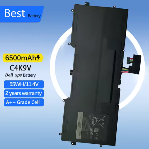C4K9V Laptop Battery for DELL XPS 13 9333 L322X 13-L321X L221x 9Q33 3H76R Y9N00 0Y9N00 489XN PKH18 0