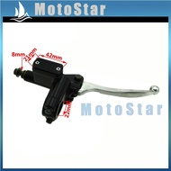 8mm Banjo Bolt 22mm 7/8'' Front Right Hydraulic Brake Master Cylinder Lever For Pit Dirt Motor Bike 