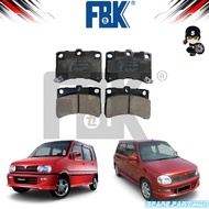 Ori FBK Disc Brake Pad Front - Perodua Kelisa / Kenari (With Brake Shims) - FD0034MS