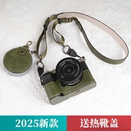 Suitable for Sony A7C2 Protective Case A7M4 Base A6400 Leather Case A6000 A7CR Accessories A6700 Cam