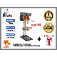 DACHO DP750W16BK 750W 16MM BENCH DRILL PRESS MACHINE