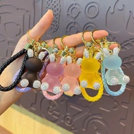 [CHARM] BLING BLING stone rabbit bag charm