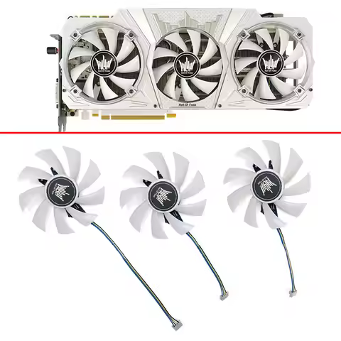 Cooling 87MM 4PIN GA92S2H KFA2 GTX1080 GTX1070 Ti HOF GPU FAN For KFA2 GeForce GTX 1080 Ti Hall of F
