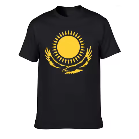 KAZAKHSTAN t shirt kaz t-shirt nation flag kz russian kazakh country college print logo clothes Men 