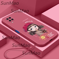 For Samsung A12 Phone Case Straight Edge Soft Shell New Girls Casing