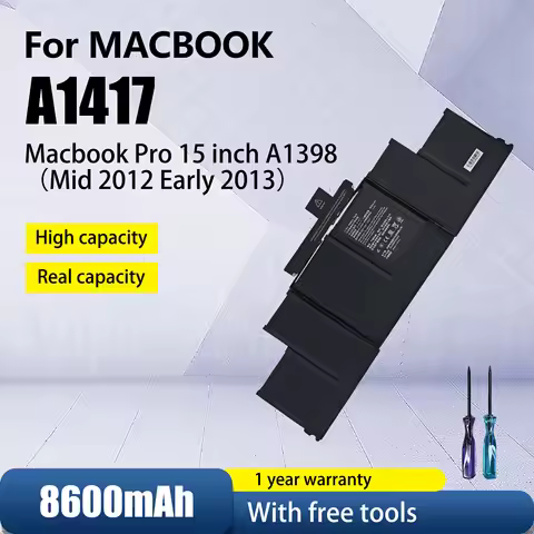 Laptop battery A1375 ,A1406 ,A1417 , A1494, A2519 For Apple Macbook Air 11 13 Inch , MacBook Pro 15