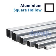 DSMAJU 1" x 1" Aluminum Square Hollow Aluminum Bar NA 25mm Aluminium Hollow