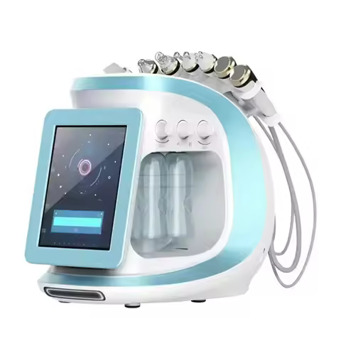 new Water Dermabrasion Oxygen Ice Blue Smart Jet Aqua Peel Small Bubble Skin Cleansing Device facial