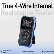 FNIRSI HRM-10 Internal Resistance Tester 4-Wire Kelvin 0-200Ω 0-100V Sorting Mode Data Export Type-C