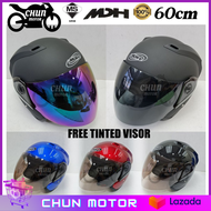 MDH Motor Helmet With KHI Design+Tinted Visor (Sirim Approved)