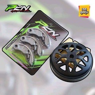 PKN ครัชคาร์บอนพร้อมกระโหลกครัชเจาะไล่เบา พร้อมสปริง สำหรับรถรุ่น หลีด จีออโน่ PCX160 PCX150 ของแท้