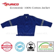 FURICO 100% Cotton Safety Jacket l 200gsm l Reflective Jacket | Working Jacket | SIRIM & DOSH