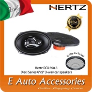 Hertz DCX 690.3 Dieci Series 6"x9" 3-Way Car Speakers