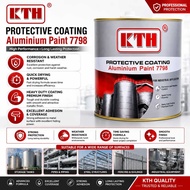 KTH Aluminium Paint 7798 | Cat Aluminium Anti Karat & Tahan Cuaca | Protective Coating Untuk Besi, K