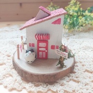 賓士貓的紅屋頂房/小木屋/木頭房子/貓