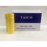 TAICO P.T.F.E Thread Seal Tape ( 100pcs@12mm x 0.075mm )