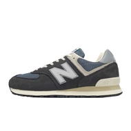 New Balance Casual Shoes 574 Men Women Shoes Black Cement Slate Gray Classic Retro Suede Couple Shoe