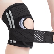 Knee Brace with Side Stabilizers,Breathable Adjustable Knee Support for Meniscus Tear Knee Pain ACL 